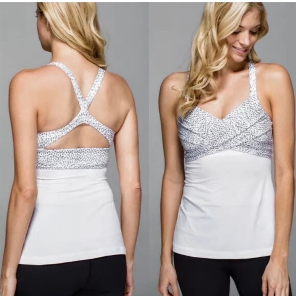 Lululemon Wrap It Up Dottie Dash Racer Back Tank